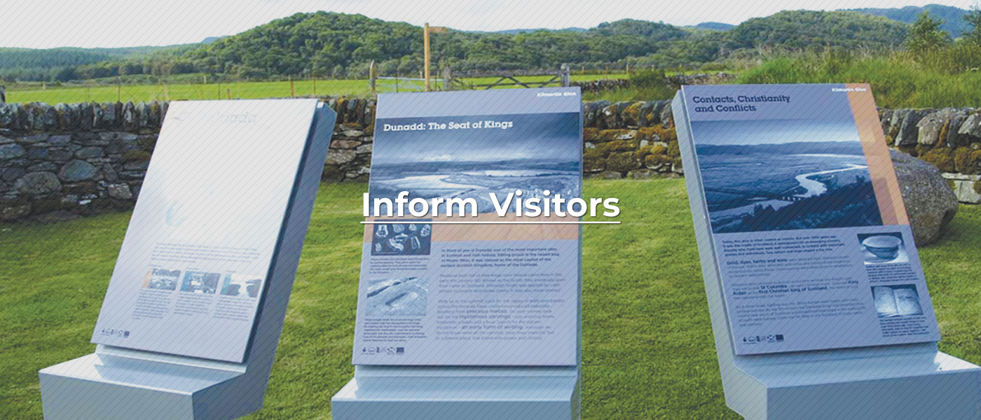 Inform Visitors with our wayfinding retail signage