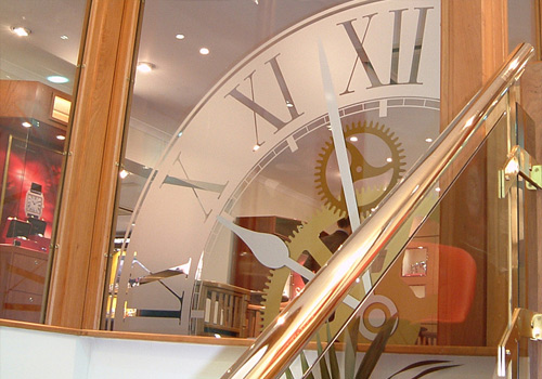 Example of Window Graphics in Edinburgh Shop